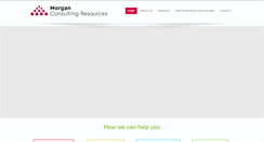 Desktop Screenshot of morganconsulting.com