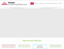 Tablet Screenshot of morganconsulting.com